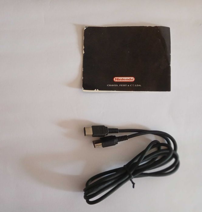 1990s Nintendo Manual Original SolarStriker "Chaves Feist Lda" e Cabo DMG.04