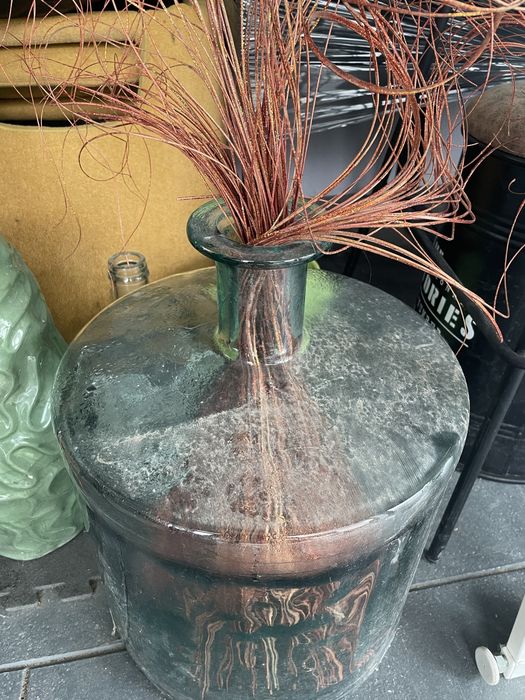 Peça decorativa em vidro grosso