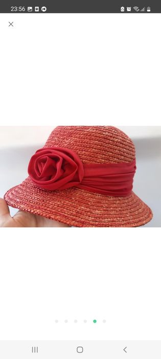 Шикарный женской капелюх,панама,соломенная шляпа seeberger