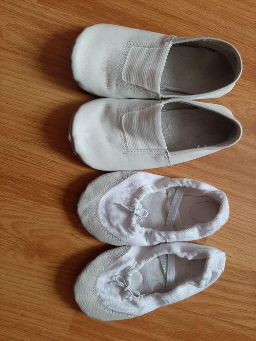 Чешки білі балетки для садочка танців як нові