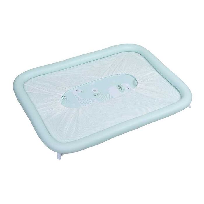 Parque retangular Plastimyr verde menta