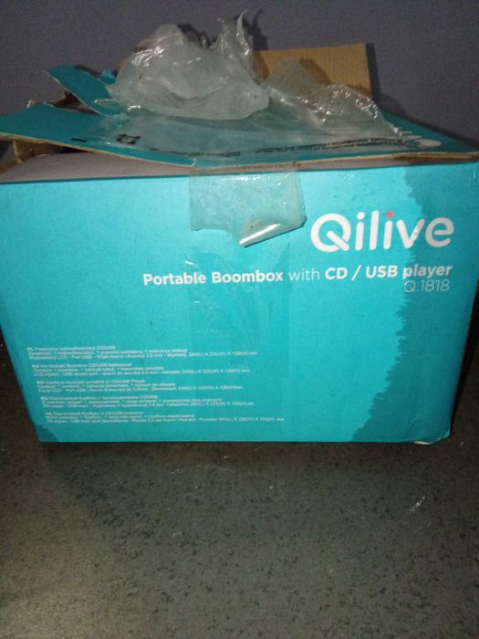 Radio novo em folha na caixa  marca quilive