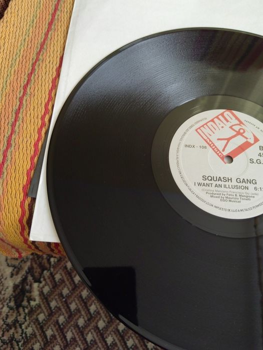 Squash Gang-I Want An Illusion, 12"Maxi singiel winylowy Italo disco