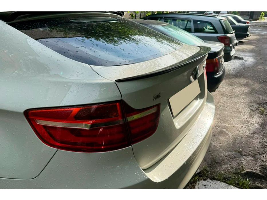 BMW X6 E-71 2008-2014рр. Спойлер DPT (чорний)
