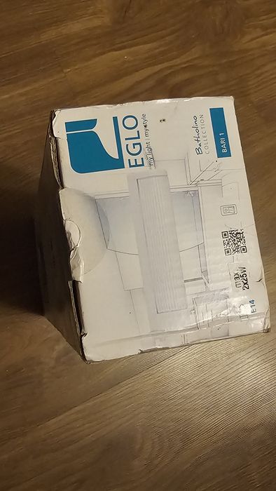 Kinkiet Eglo bari 1  2x25w