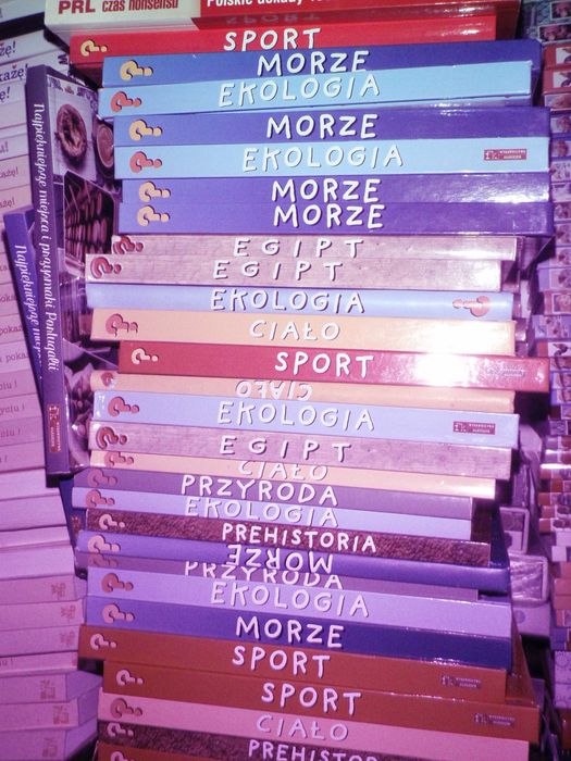 OBRAZKOWA Encyklopedia seria książek dla dzieci: Morze, Sport, Ciało