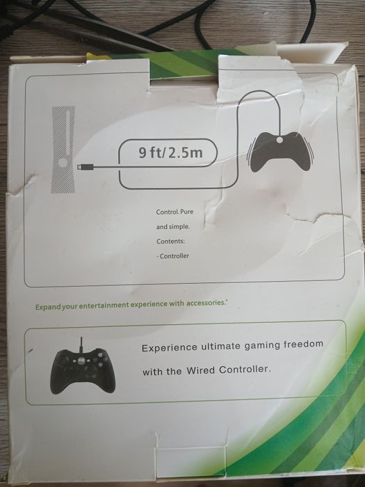 Pad  XBOX 360 przewodowy kontroler USB biały