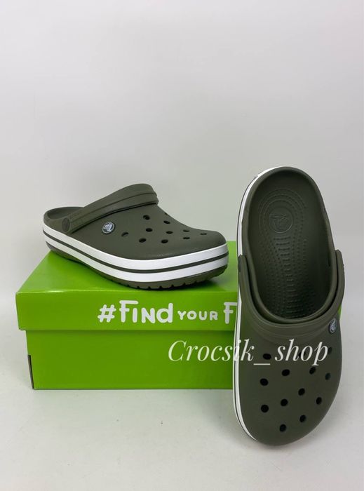 Чоловічі стильні крокси сабо crocs Crocband