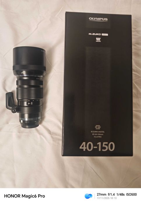 Obiektyw Olympus M.ZUIKO DIGITAL 40-150mm f/2.8 PRO jak nowy