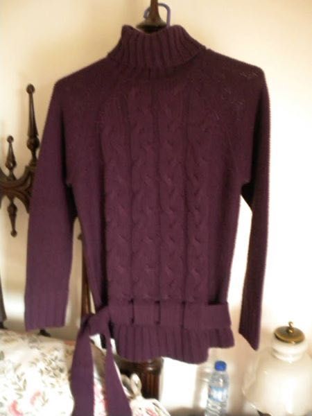 Camisola Roxa M/L como NOVA - Super Preço