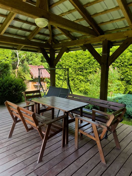 Domek letniskowy, ogrodzona działka, Lubiatowo, taras, blisko morza