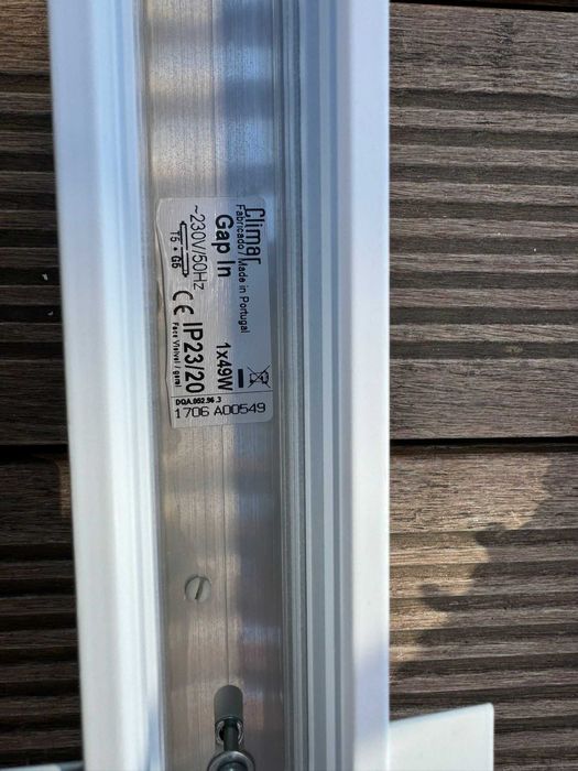 Luminária de embutir no teto IP 23/20 - Climar