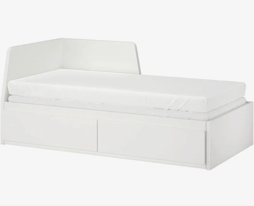 Cama individual/ dupla/ solteiro branca flekke