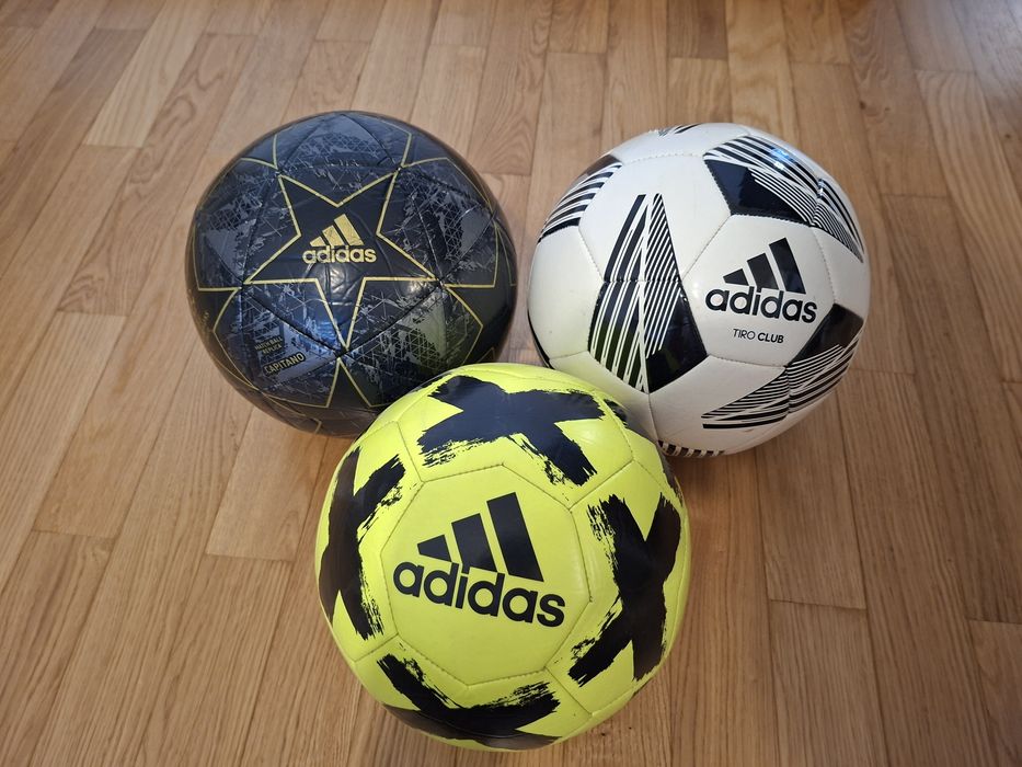 3 piłki adidas / nike