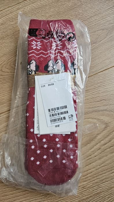 Skarpety 3-pak ciepłe h&m 31/33
