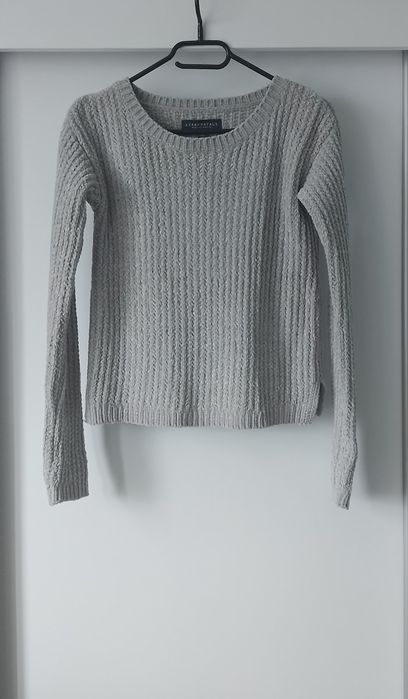 Szary sweter damski rozm. XS