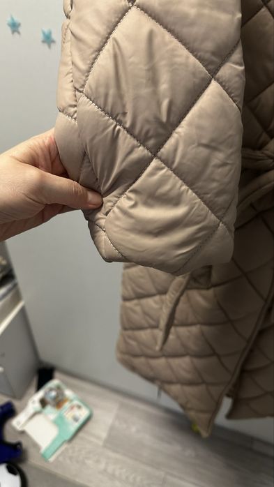 Зимнее стеганое пальто