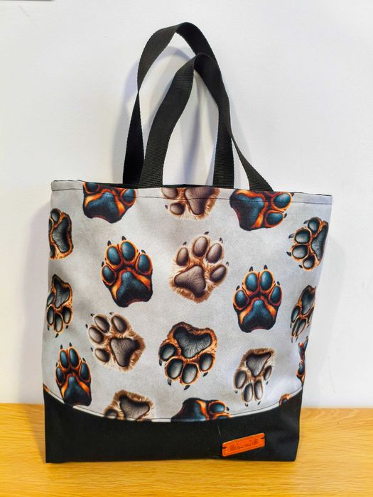 Torba shopper Hand made psy łapki
