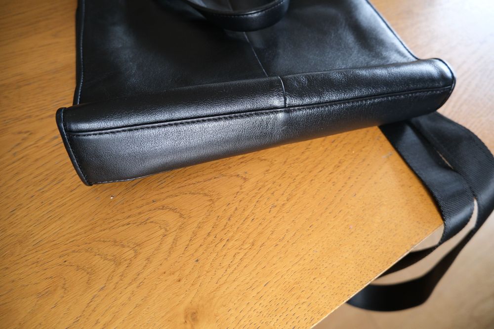 duża torba czarna 100% skóra Arina/torebka