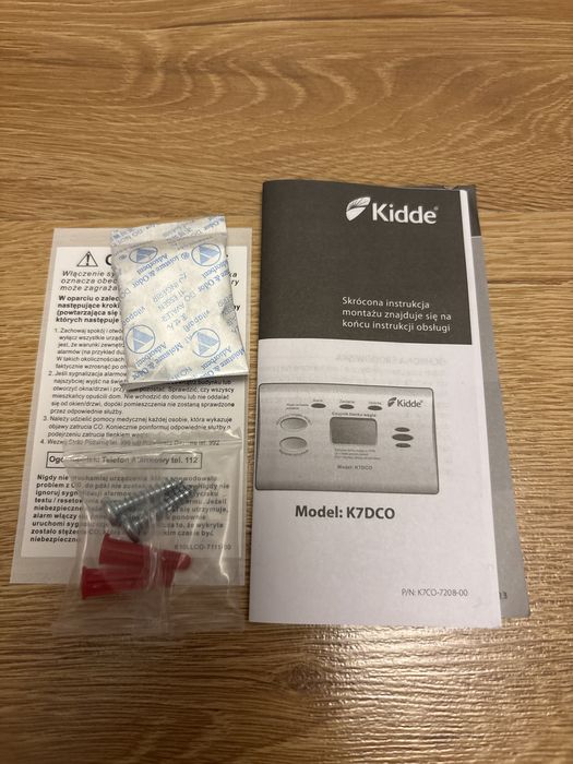 Czujnik tlenku węgla czadu Kidde K7DCO