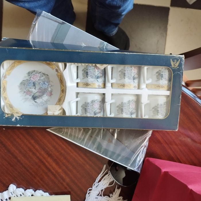 Conjunto de chávenas de café