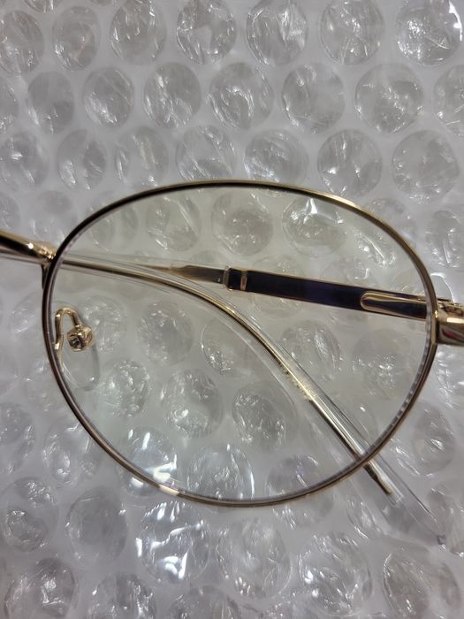 Okulary zerowki granatowe i zlote