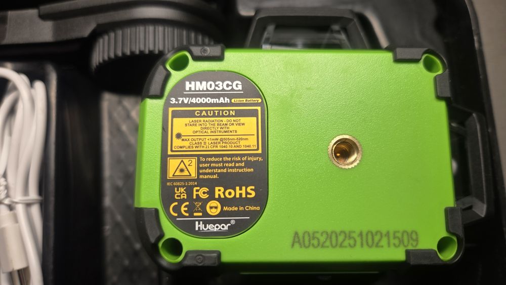 Лазерный уровень нивелир Huepar HM03CG