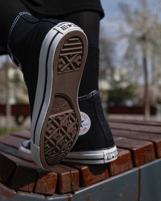 Chuck Taylor All Star Hi Black converse кеди чоловічі жіночі конверс