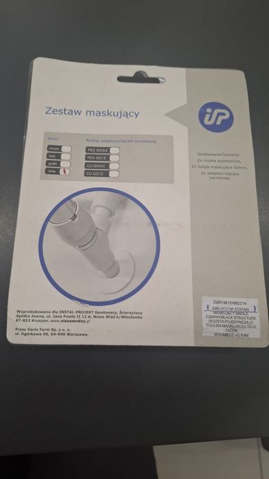 Instal projekt Zestaw maskujący grzejnika ZMS-VTC75 BLACK STRUCTURE