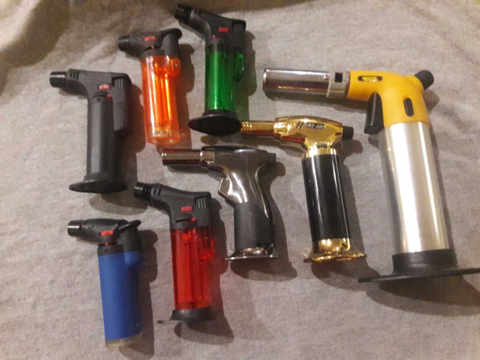 Горелка турбо зажигалка турбінка паяльник різак запальничка Jobon