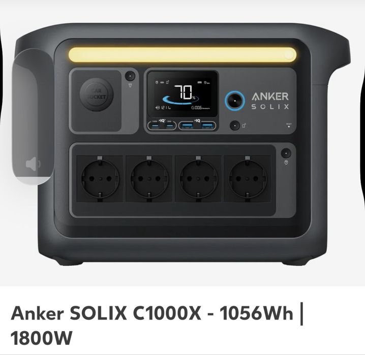В НАЯВНОСТІ Anker SOLIX C1000X - 1056Wh | 1800W