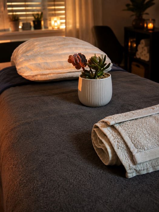 Massagem relaxante e terapêutica