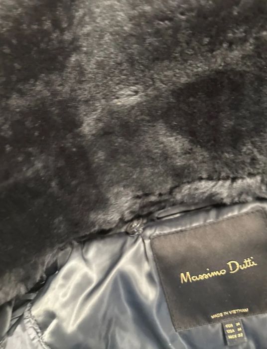 Płaszcz puchowy Massimo Dutti długi