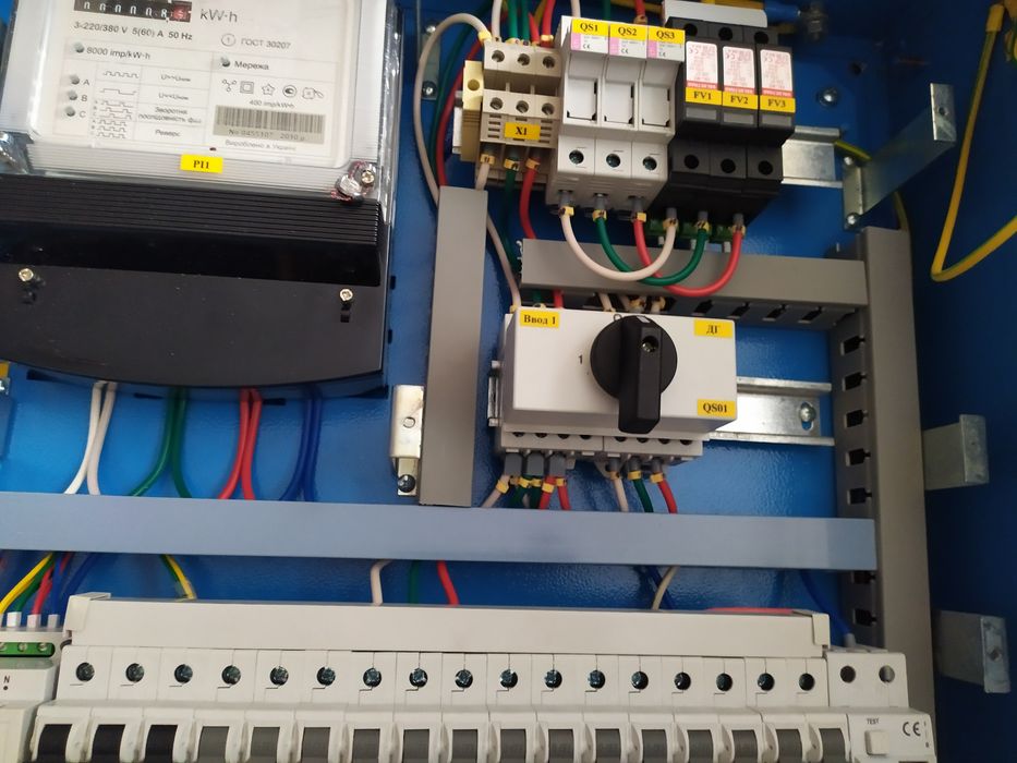 Электро щит собранный  60х60см