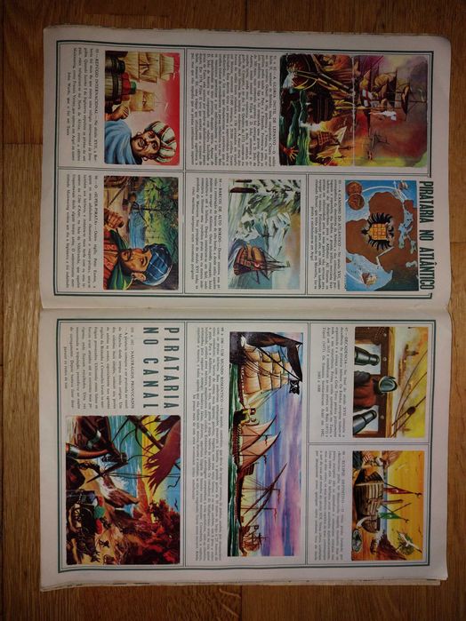 Caderneta de cromos "Pirata" de 1958 - completa