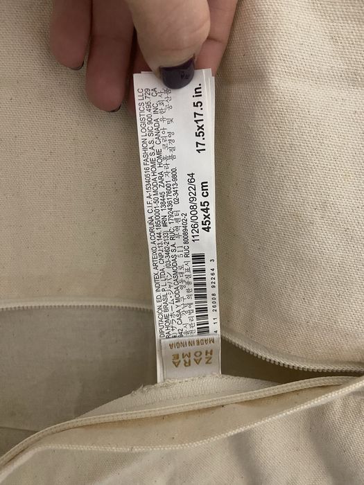 Capa almofada zara home