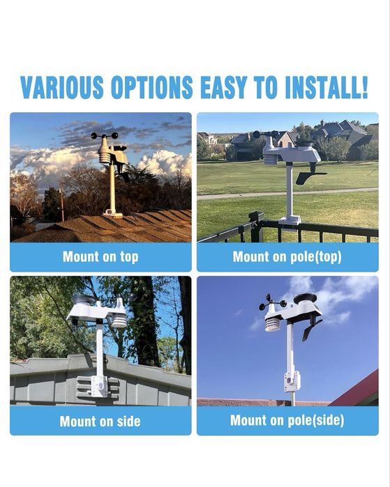 Цифрова Метеостанція Wi-fi Sainlogic FT0310