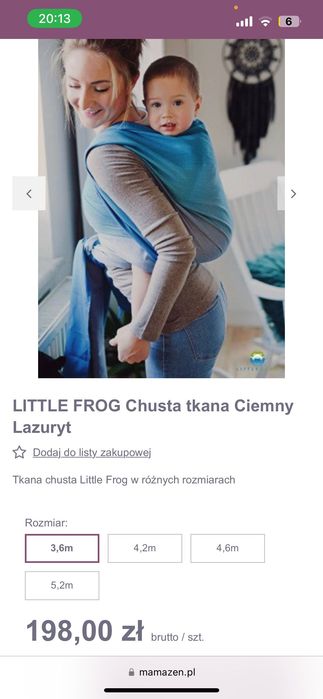 Chusta little frog