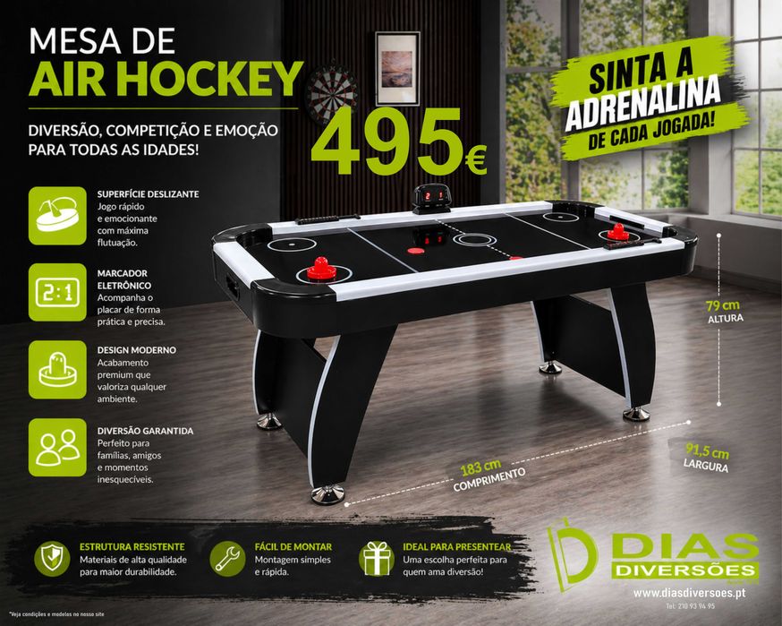 Mesa Ar (Air Hockey) - Novas