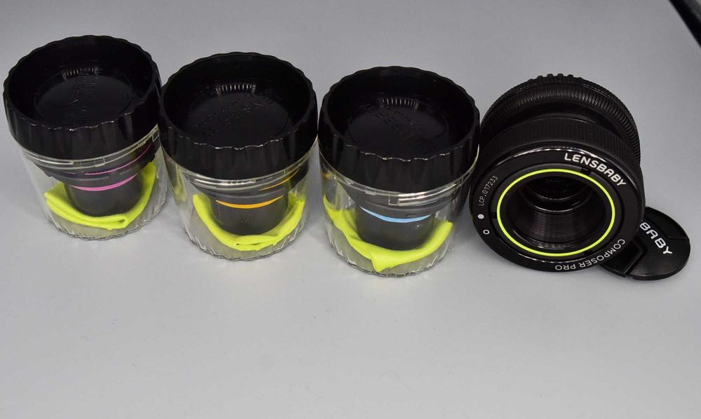 Kit de Sistema de Efeitos Criativos Lensbaby com 4 Objectivas para Nikon F