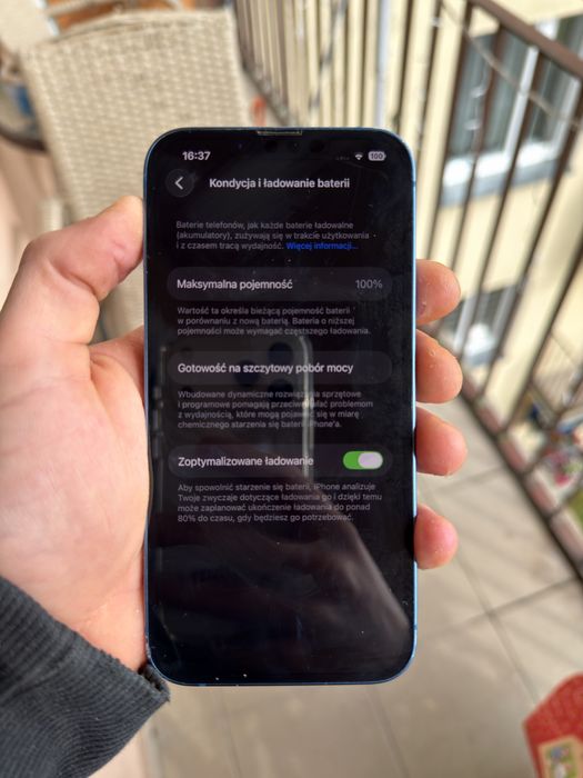 Iphone 14 midnight bateria 100% bardzo dobry stan