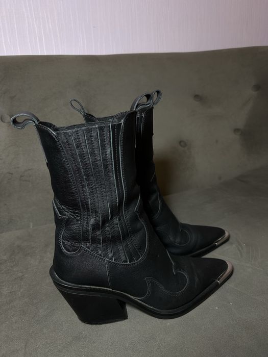 Шкіряні казаки від бренду modus_vivendi_shoes 36 розмір