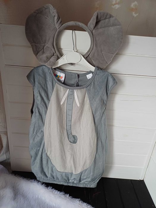 Карнавальний маскарадний костюм тварини слон 5-6 років слоник