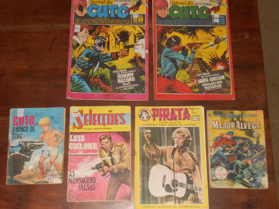 Revistas juvenis antigas diversas Cuto Alvega Pirata