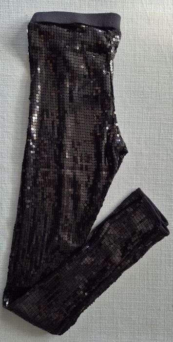 Cekinowe legginsy rozm. 152 /12 lat