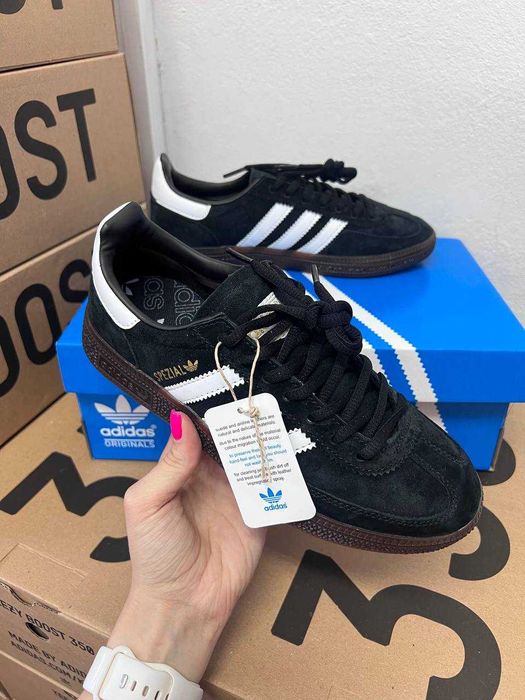 Женские кеды Adidas spezial HandBall black / Адидас spezial 38 39 40