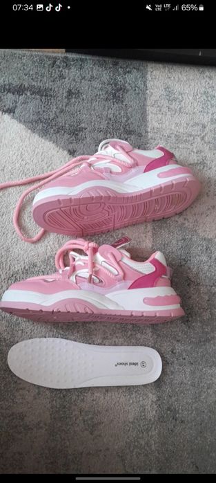 adidasy nowe różowo białe