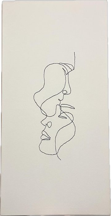 Quadros Bordados á mão