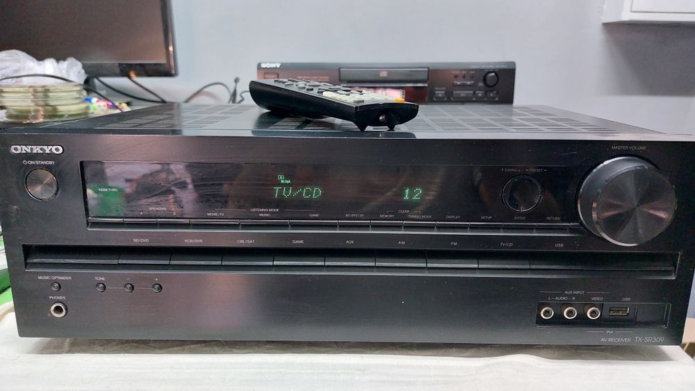 Onkyo tx sr 309 usb.AUX. opt. HDMI. з пультом ду. Ресивер