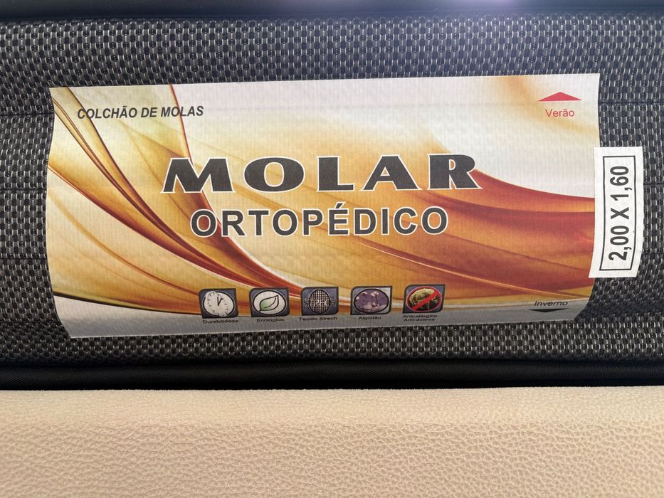 Cama de estofo 200x160cm